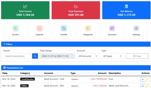 Finance Tracker Pro