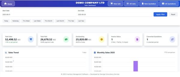 Accounting and Inventory Management Application - Image 2
