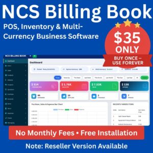 NCS Billing Book - Complete POS & Inventory Management System